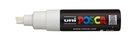 Verfstift Posca PC8K breed schuin wit