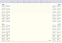 Onderlegblok 2026 Brepols Office Mate 7dagen/1pagina 41.2x59cm