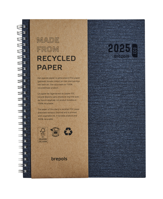 Agenda 2027 Brepols Ecotiming Kazar 7dagen/2pagina's spiraal assorti