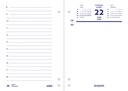 Omlegblok 2026 Brepols 1dag/2pagina's universele ponsing