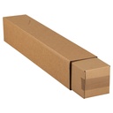 Vierkante koker IEZZY 750x120x120mm bruin bodem
