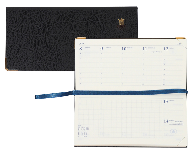 Agenda 2026 Ryam Notations Mundior 7dagen/2pagina's landscape zwart