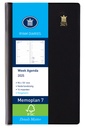 Agenda 2026 Ryam Memoplan 7 Suprema ringplastic 7dagen/2pagina's zwart