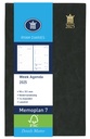 Agenda 2026 Ryam Memoplan 7 Mundior 7dagen/2pagina's zwart