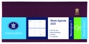 Agenda 2026 Ryam Memoplan 7 Suprema 7dagen/2pagina's landscape bordeaux