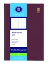 Agenda 2026 Ryam Weekly Mundior 7dagen/2pagina's bordeaux