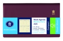 Agenda 2026 Ryam Compact Suprema 7dagen/2pagina's ringplastic bordeaux