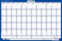 Jaarplanner 2026 Legamaster 1 persoon 90x60cm horizontaal gelamineerd Engelstalig