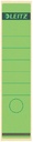 Rugetiket Leitz breed/lang 62x285mm zelfklevend groen 10 stuks