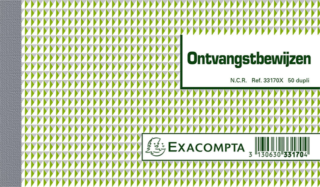Kasboek Exacompta Manifold ontvangstbewijs dupli 50vel NL