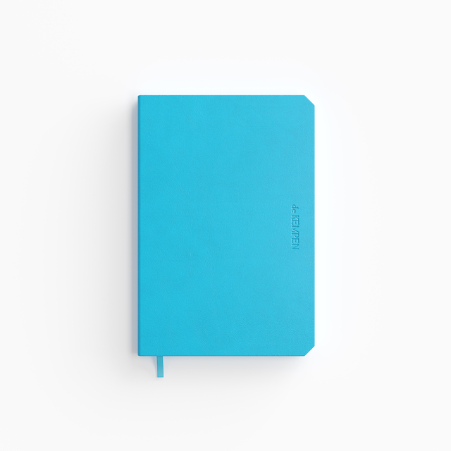 Notitieboek de KEMPEN Limitless 110x160mm lijn 160 pag 90gr felblauw