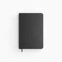 Notitieboek de KEMPEN Ashblack 110x160mm blanco 160 pag 90gr zwart