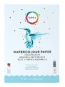 Aquarelblok Qrea A4 20vel 200gr gelijmd
