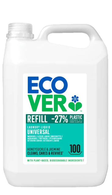 Wasmiddel Ecover Universal kamperfoelie & jasmijn navulling 5L