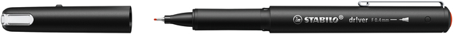 Fineliner STABILO dr!ver fijn rood