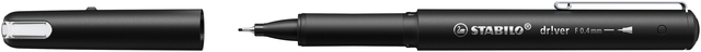 Fineliner STABILO dr!ver fijn zwart