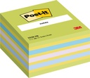 Memoblok Post-it 2028 76x76mm kubus assorti