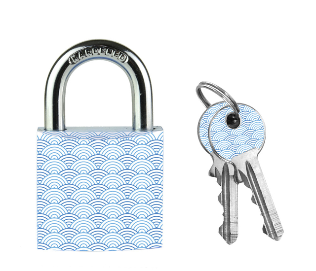 Hangslot Masterlock 30mm golven motief