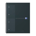Spiraalblok Oxford International Notebook A4+ ruit 5X5mm zwart