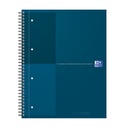 Spiraalblok Oxford International Notebook A4+ lijn petrol blauw