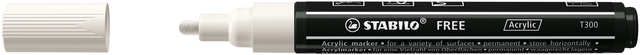 Acrylmarker STABILO  Free Acrylic T300 wit
