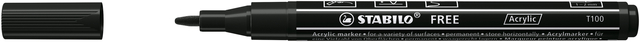 Acrylmarker STABILO  Free Acrylic T100 zwart