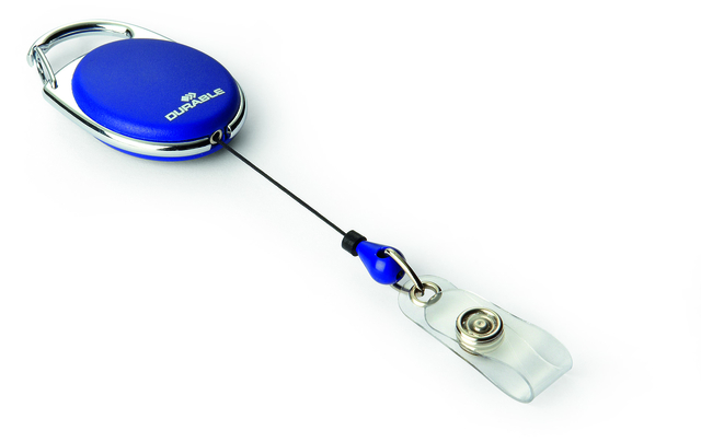 Afrolmechanisme Durable Style met drukknopsluiting blauw 10 stuks