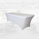Tafelrok BRASQ 183x76x74cm wit