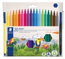 Kleurstift Staedtler Noris 326 kartonnen etui 20 kleuren