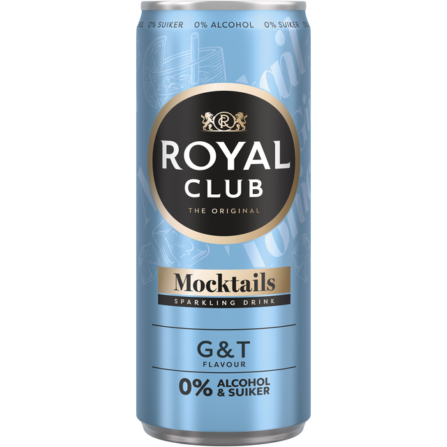 Mocktails Royal Club gin tonic 0 sui alc bl 250ml