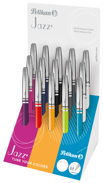 Balpen Pelikan Jazz Classic K35CD-15 medium assorti