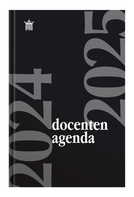 Schoolagenda 2025-2026 Ryam docenten 7dagen/2pagina's zwart