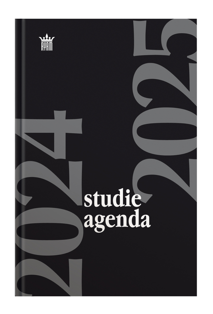 Schoolagenda 2025-2026 Ryam Studie 7dagen/2pagina's zwart