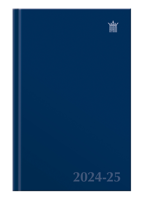 Schoolagenda 2025-2026 Ryam Studie Uni 7dagen/2pagina's donkerblauw