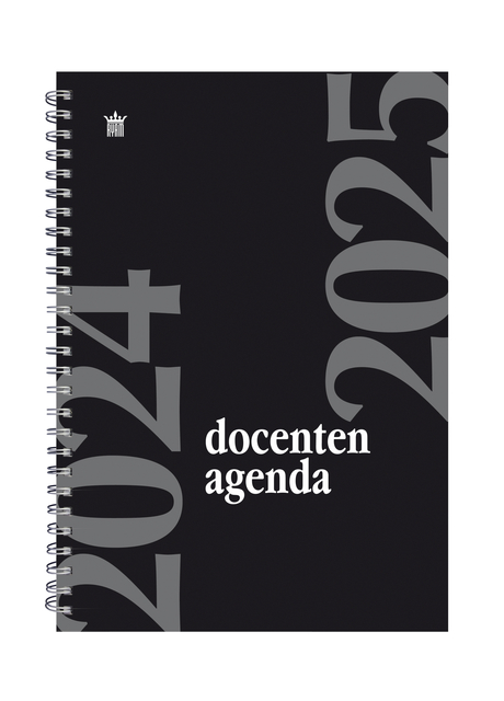 Schoolagenda 2025-2026 Ryam docenten 7dagen/2pagina's spiraal zwart