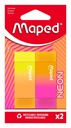 Gum Maped Neon set à 2 stuks assorti