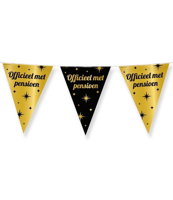 Classy Party flags foil Pensioen
