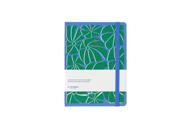 Notitieboek A5 blauw/groen A-Journal