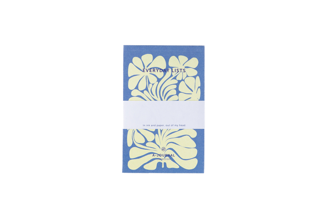 Adresboek A6 blauw A Journal lijn