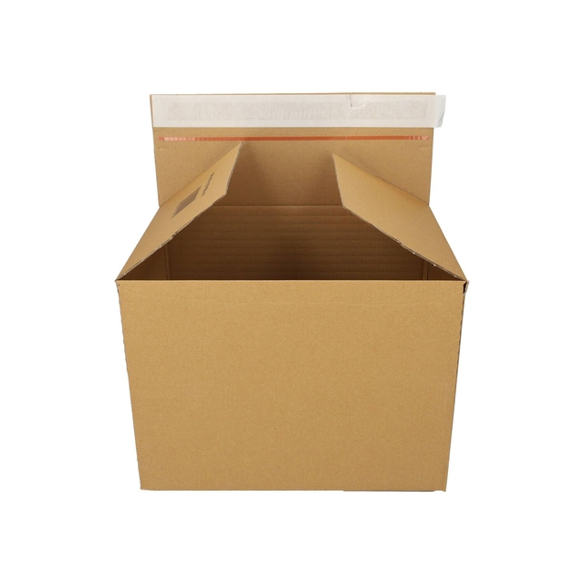 Quickbox IEZZY verstelbare hoogte 460x309x180-300mm B-golf bruin 10 stuks