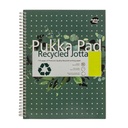 Collegeblok Pukka Pad Jotta Recycled A4 lijn 4-gaats 110 pagina's 80gr groen