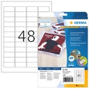 Veiligheidsetiket HERMA 4232 45.7x32.2mm wit 1200 etiketten