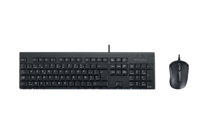 Toetsenbord + muis Kensington KM100 EQ bedraad AZERTY