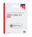 USB-stick Quantore USB-C 128GB 3.1 zilver
