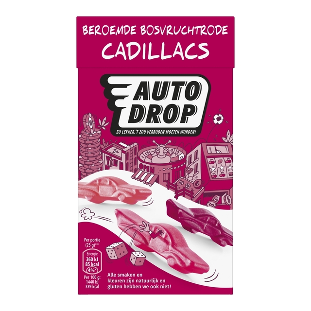 Autodrop rode Cadillacs pak 280gr
