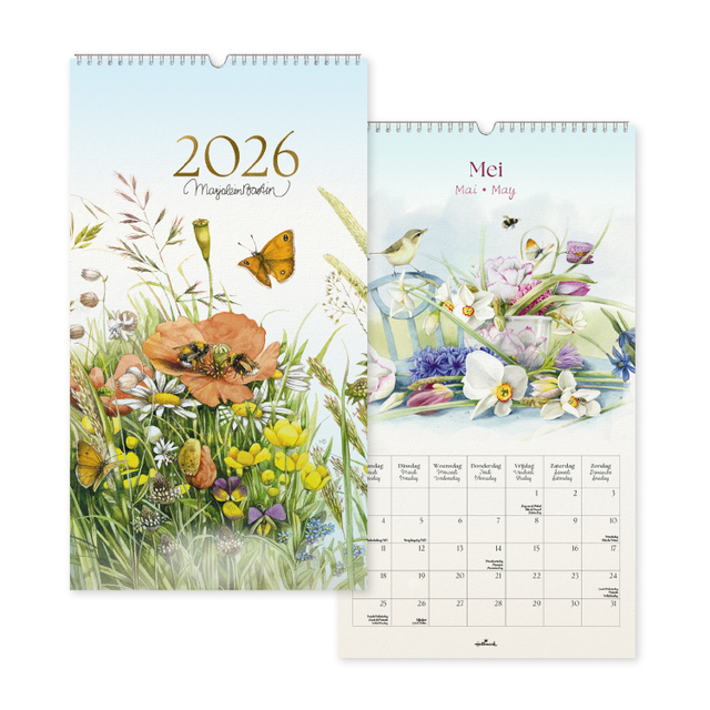 Maandkalender 2026 Marjolein Bastin L 1maand/1pagina