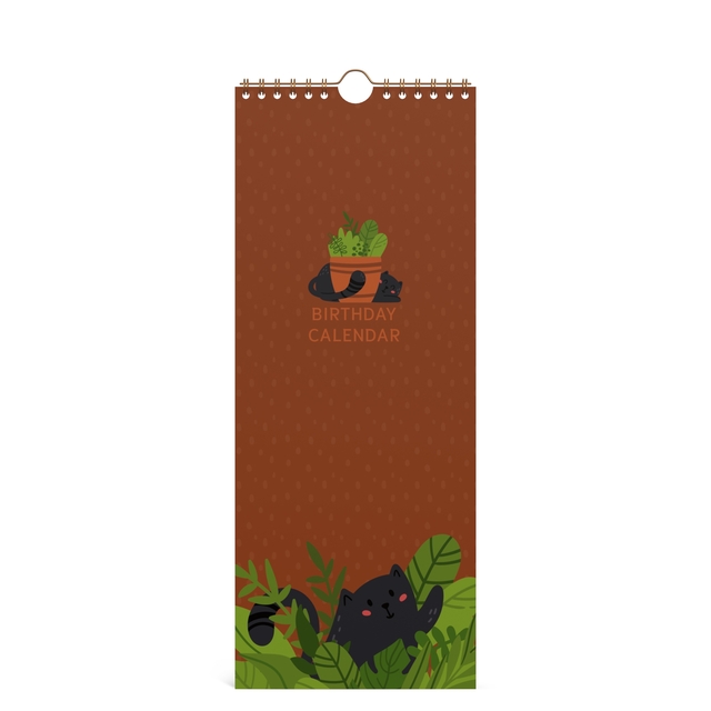 Verjaardagskalender Lannoo 130x325 Cats