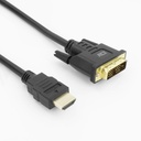 Adapterkabel ACT HDMI-A male naar DVI-D male 1 meter