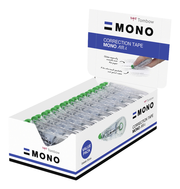 Correctietape Tombow MONO 4.2mmx10m 20 stuks