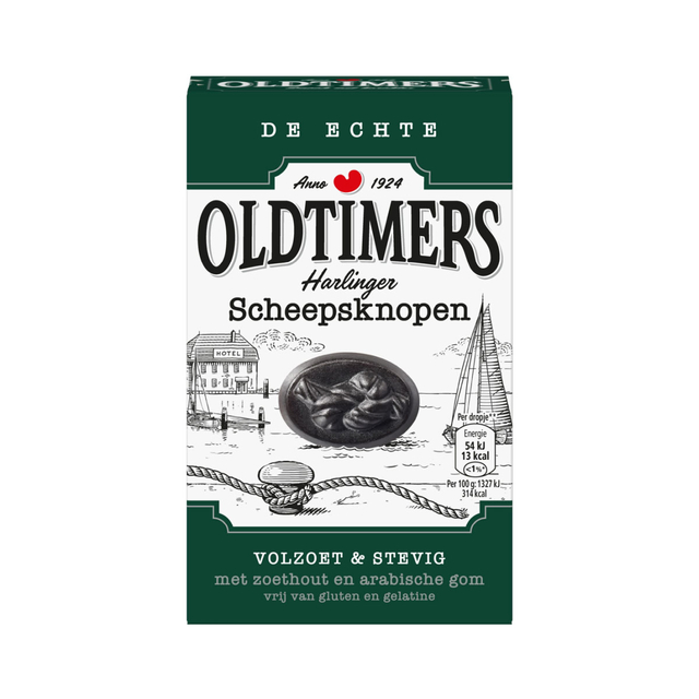 Drop Oldtimers scheepsknopen doos 235gr